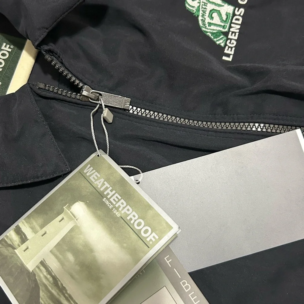 Weatherproof Legends Golf Black Full-Zip Jacket – Size L